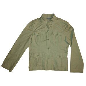 Rubbish Army Green Utility Lightweight Jacket